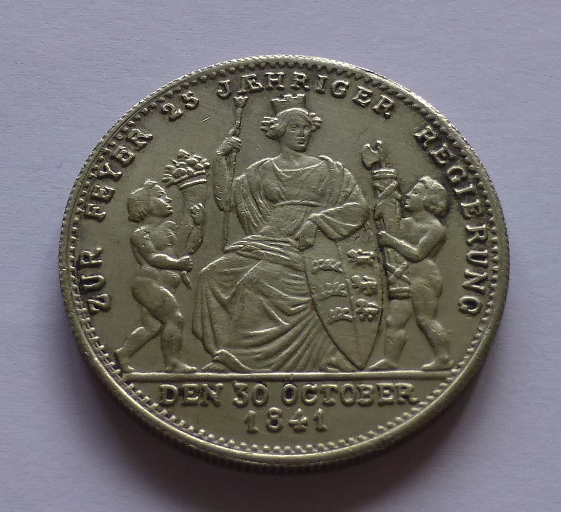  Medaille 1841, Wilhelm König von Würtemberg   