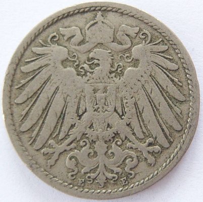  Deutsches Reich 10 Pfennig 1891 E K-N s+   