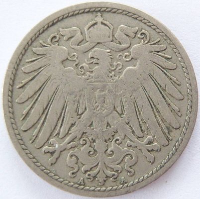  Deutsches Reich 10 Pfennig 1897 A K-N ss   