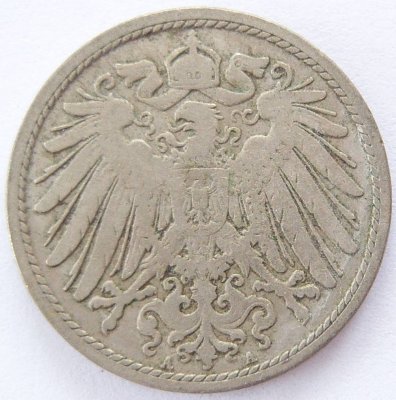  Deutsches Reich 10 Pfennig 1900 A K-N s   