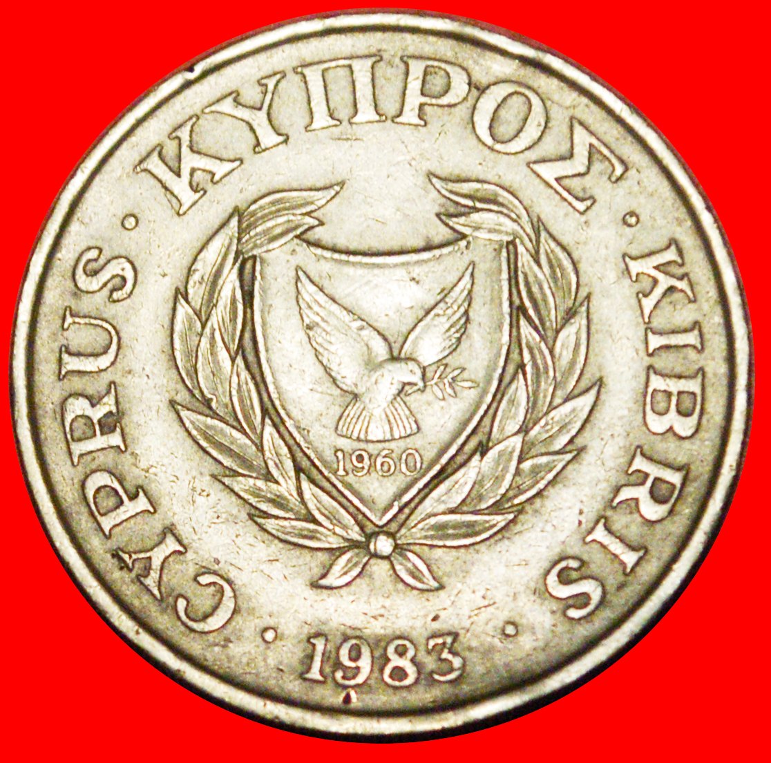  * YEAR=TYPE: CYPRUS ★ 20 CENTS 1983 BIRD! GREAT BRITAIN! LOW START ★ NO RESERVE!   