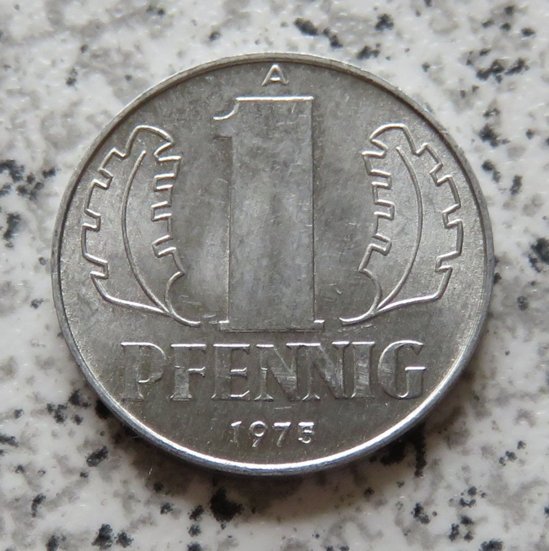  DDR 1 Pfennig 1975, Erhaltung   
