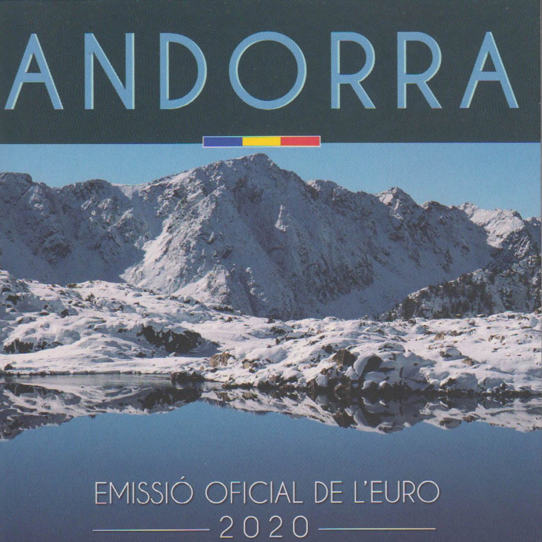  Offiz. Euro-KMS Andorra 2020 nur 12.000 Stück!   