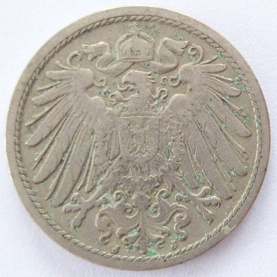  Deutsches Reich 10 Pfennig 1905 J K-N ss   