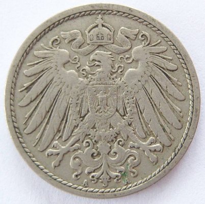  Deutsches Reich 10 Pfennig 1906 A K-N ss   