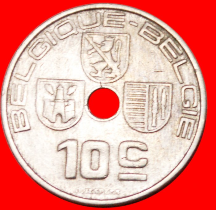  * FRENCH LEGEND★ BELGIUM 10 CENTIMES 1938! LEOPOLD III (1934-1950) LOW START ★ NO RESERVE!   