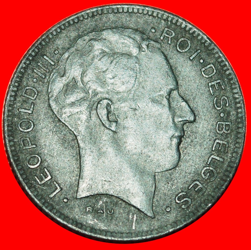  * OCCUPATION BY GERMANY (1941-1947): BELGIUM ★ 5 FRANCS 1945 FRENCH LEGEND! LOW START ★ NO RESERVE!   