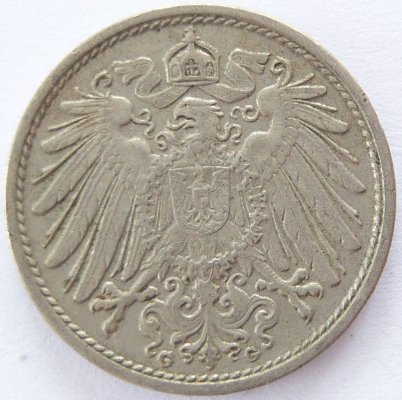  Deutsches Reich 10 Pfennig 1914 G K-N ss   