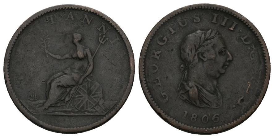  England; 1/2 Penny 1806   