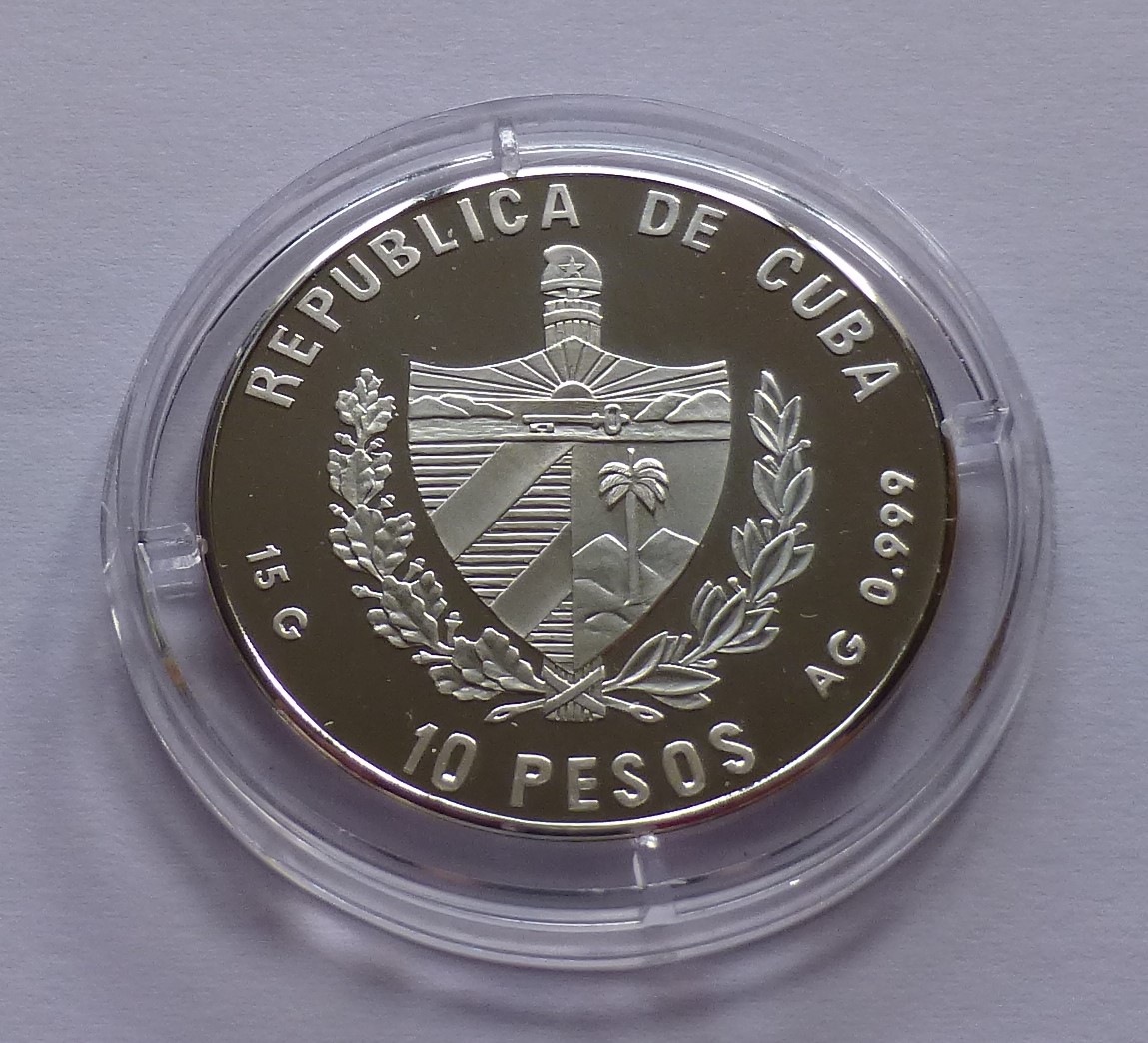  Kuba / Cuba 10 Pesos 2001, Fußball - WM Uruguay 1930 / FIFA World Cup 1930   