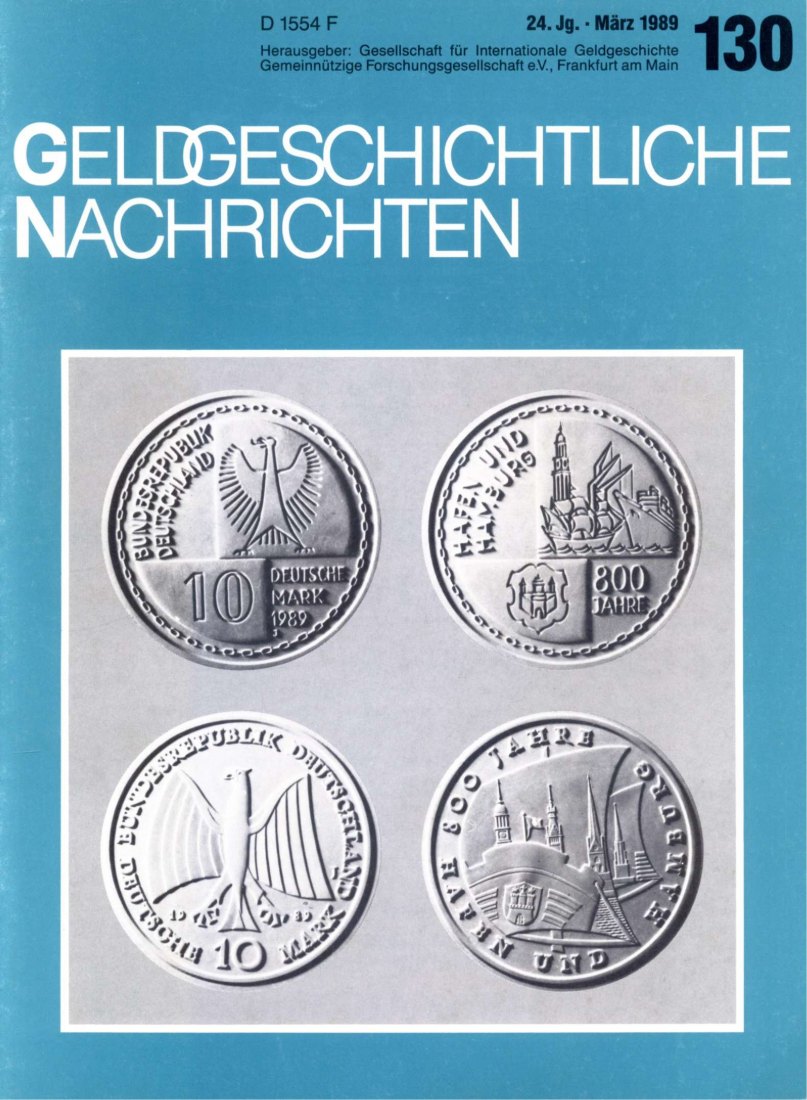  (GIG) Geldgeschichtliche Nachrichten Nr 130/1989 Beiträge zur hessischen Groschenprägung: Teil II.   