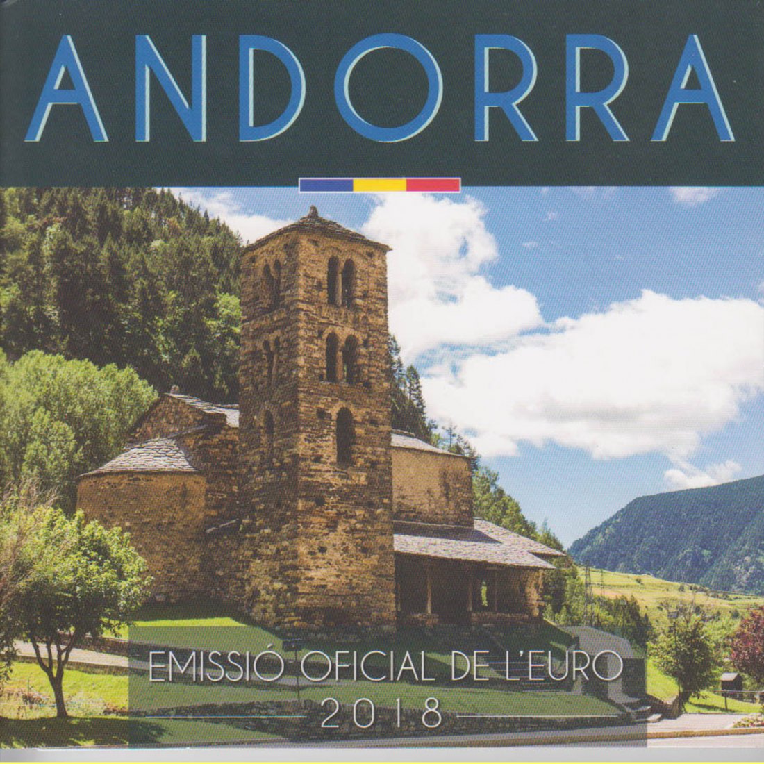  Offiz. Euro-KMS Andorra 2018 nur 20.000 Stück!   
