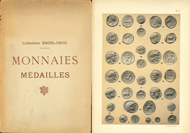  Collection ENGEL-GROS; Cataloue Monnaies grecques et Romaines; 17. Decembre 1921; Paris   