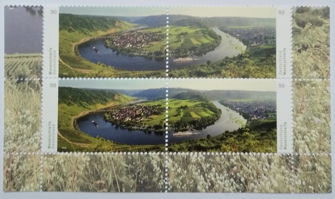  2016, Germany, Mi DE 3225-3226: Moselle River, se-tenant   