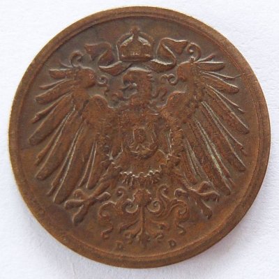  Deutsches Reich 2 Pfennig 1906 D Kupfer ss   