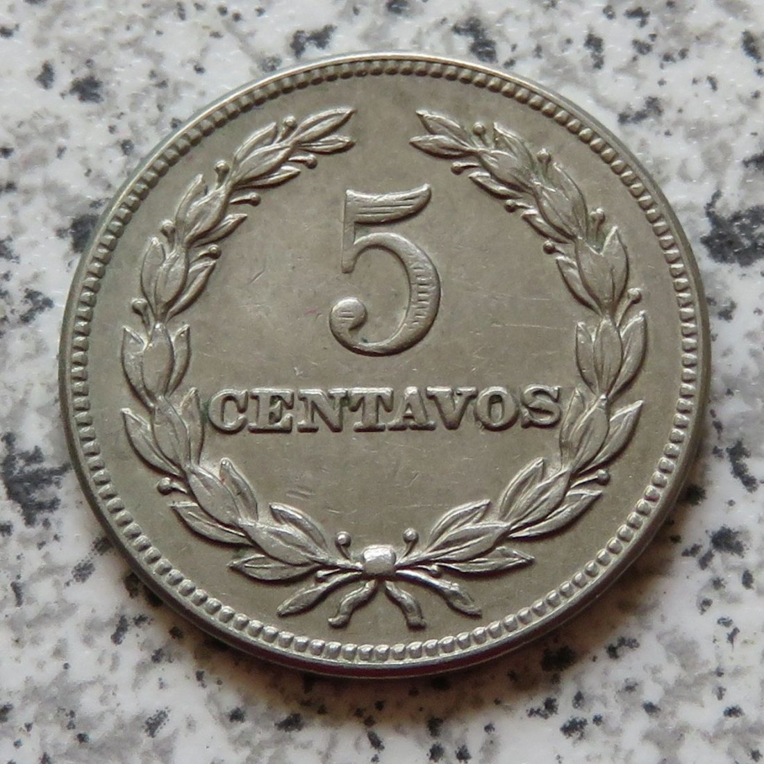  El Salvador 5 Centavos 1963   