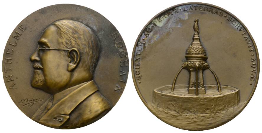  Anthelme-Jean Rochaix (1881-1944) Medaille; Bronze, 151 g, Ø 67 mm   