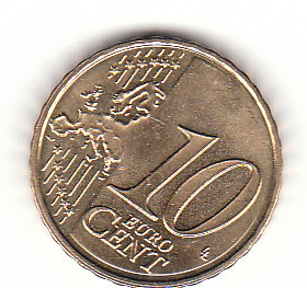  Spanien 10 Cent 2008 ( C300) b.   