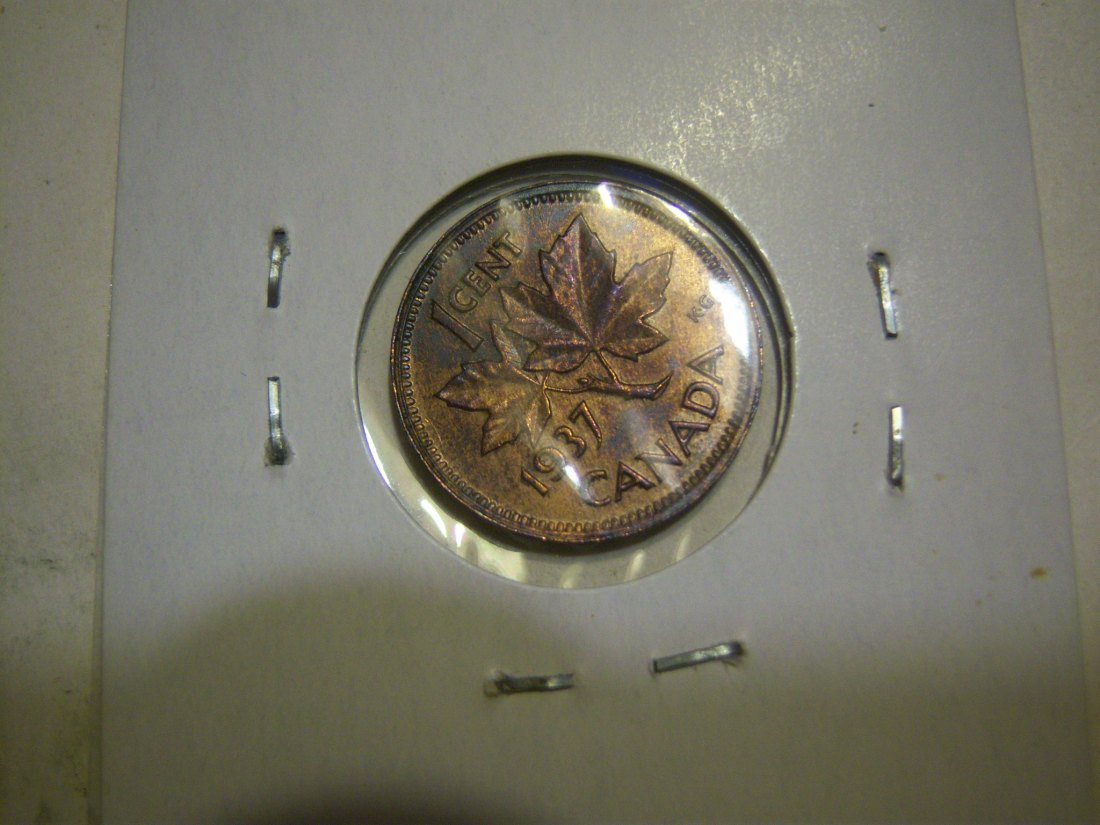  Kanada, 1 Cent 1937, Georg VI, KM 32   