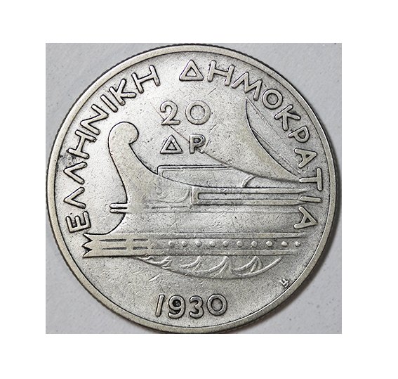  Griechenland, 20 Drachme ,1930   