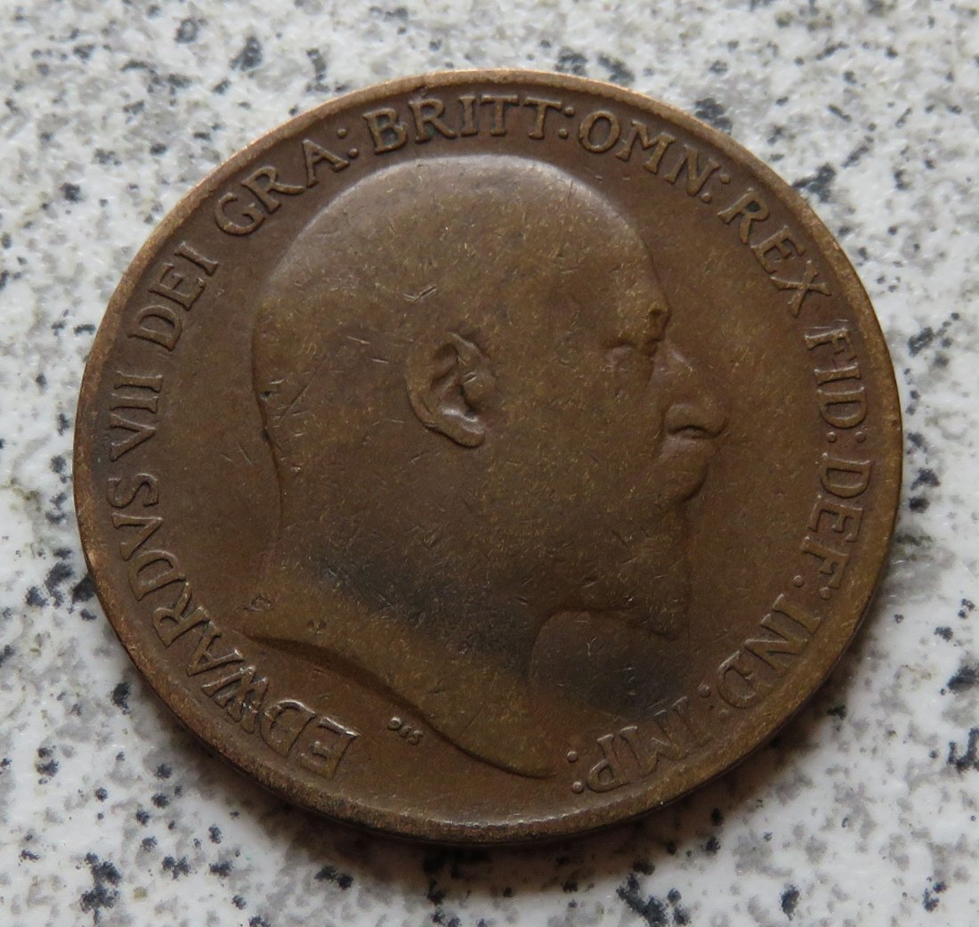  Großbritannien One Penny 1909   