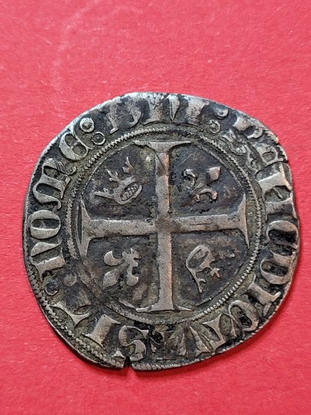  Frankreich Blauer  Gunear Karl VI 1422-1461 Top Münzenankauf Koblenz Frank Maurer Z397   