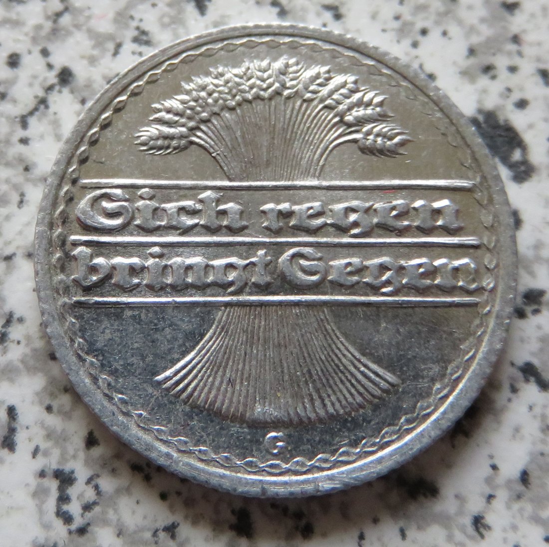  Weimarer Republik 50 Pfennig 1921 G   