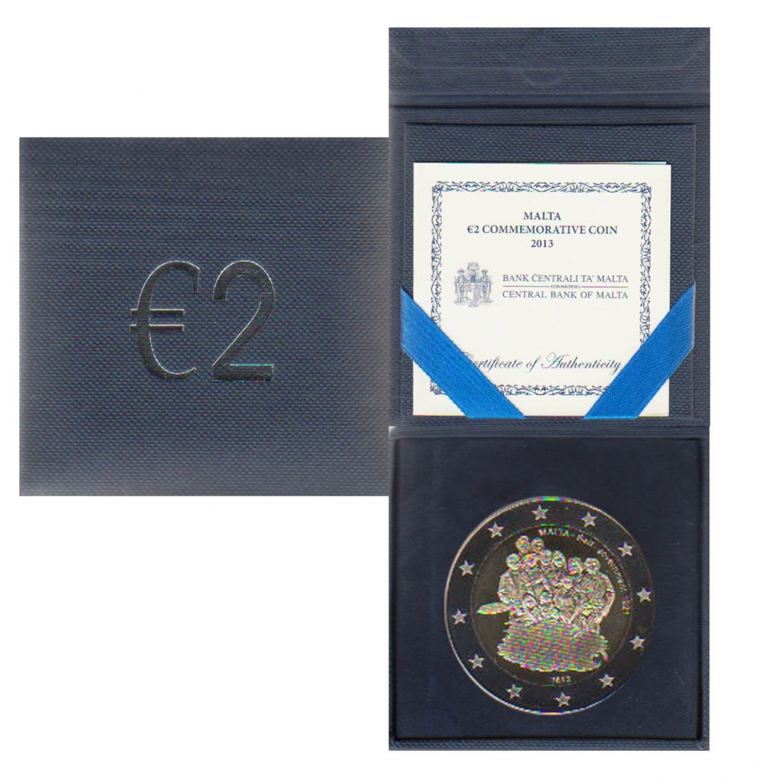  Offiz. 2-Euro-Sondermünze Malta *Selbstverwaltung* 2013 *PP* nur 7.500St!   