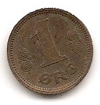  Dänemark 1 Ore 1917 Bronze ss-vz #204   