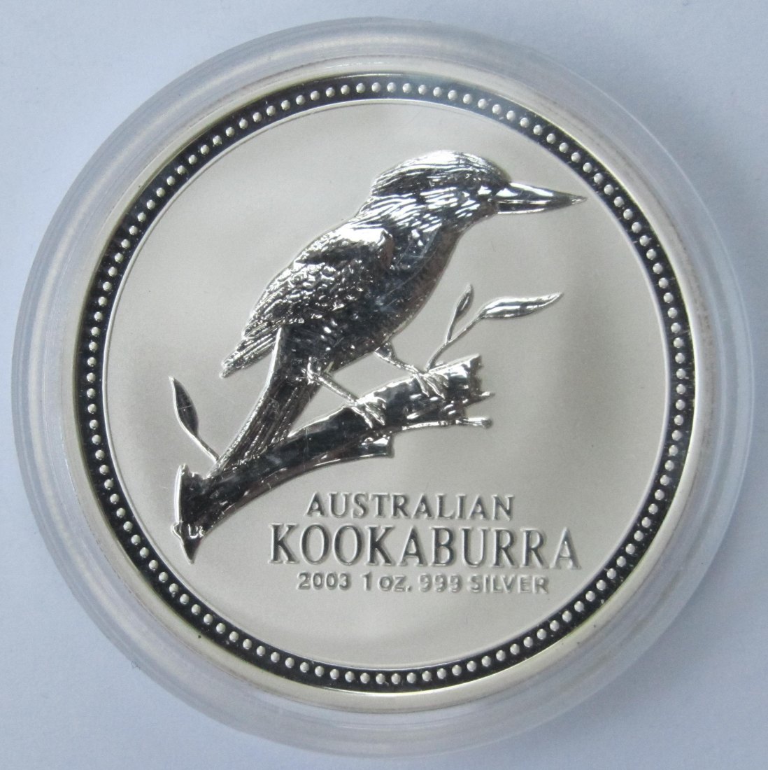  Australien: Silberunze Kookaburra 2003   