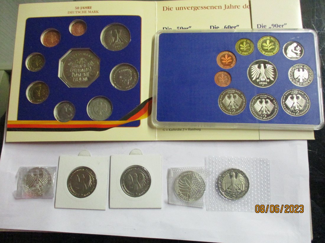  Lot - Sammlung Münzen der BRD - Deutschland siehe Foto /8   