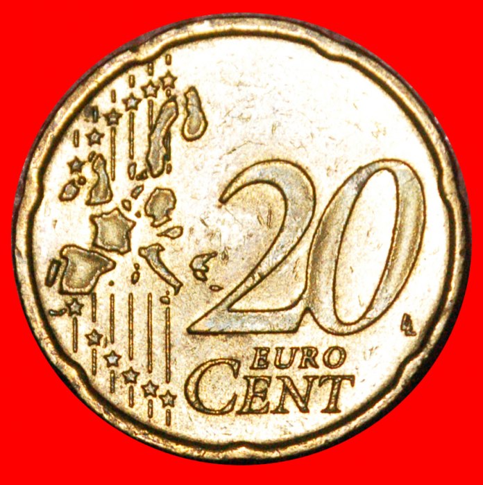  * SPANISCHE BLUMEE (2002-2007): DEUTSCHLAND ★ 20 EURO CENT 2002D NORDISCHES GOLD!★OHNE VORBEHALT!   