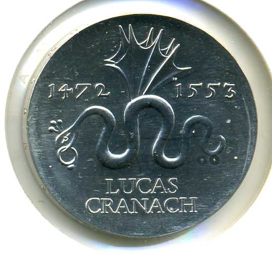  20 Mark 1972 Cranach stempelglanz   