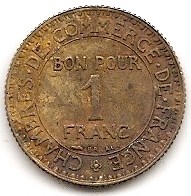  Frankreich 1 Franc 1923 #249   