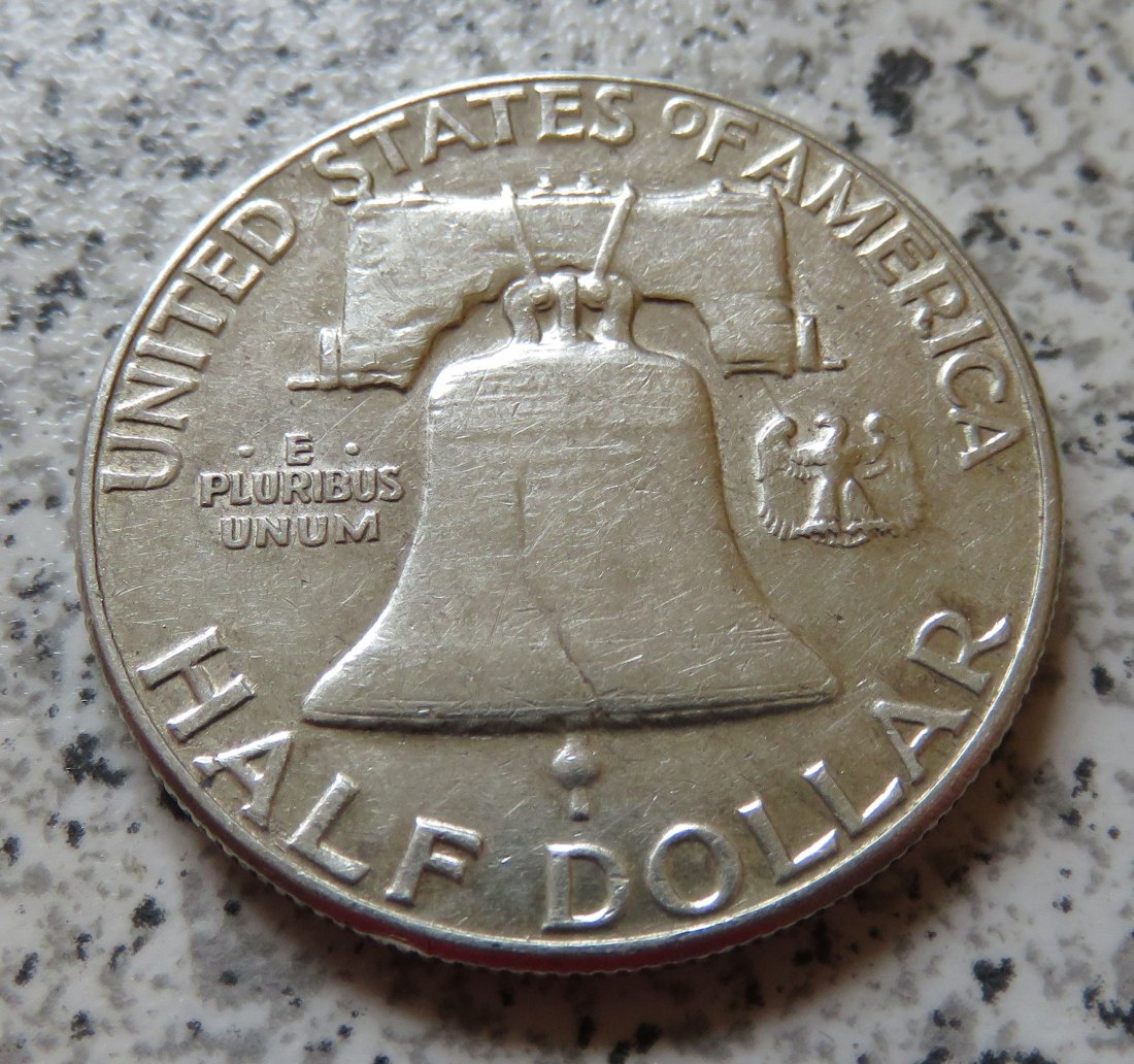  USA 1/2 Dollar 1961 / Franklin half Dollar 1961   