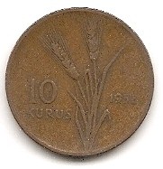  Türkei 10 Kurus 1958 #55   