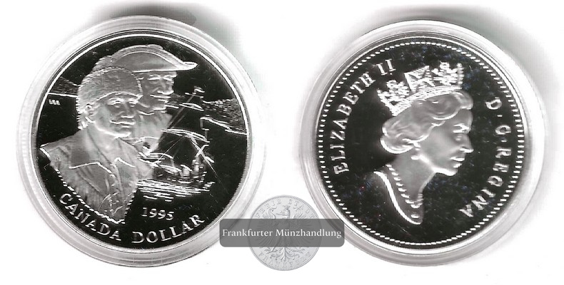  Kanada  1 Dollar 1995  FM-Frankfurt  Feinsilber: 23,29g   