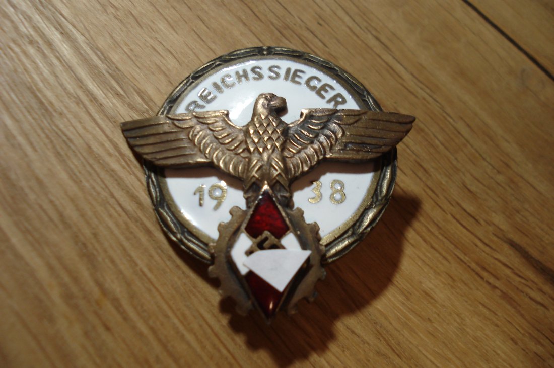  Ehrenzeichen Reichssieger im Reichsberufswettkampf 1938 Drittes Reich   