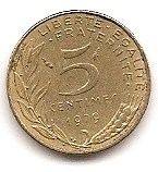  Frankreich 5 Centimes 1979  #215   