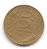  Frankreich 5 Centimes 1972 #214   