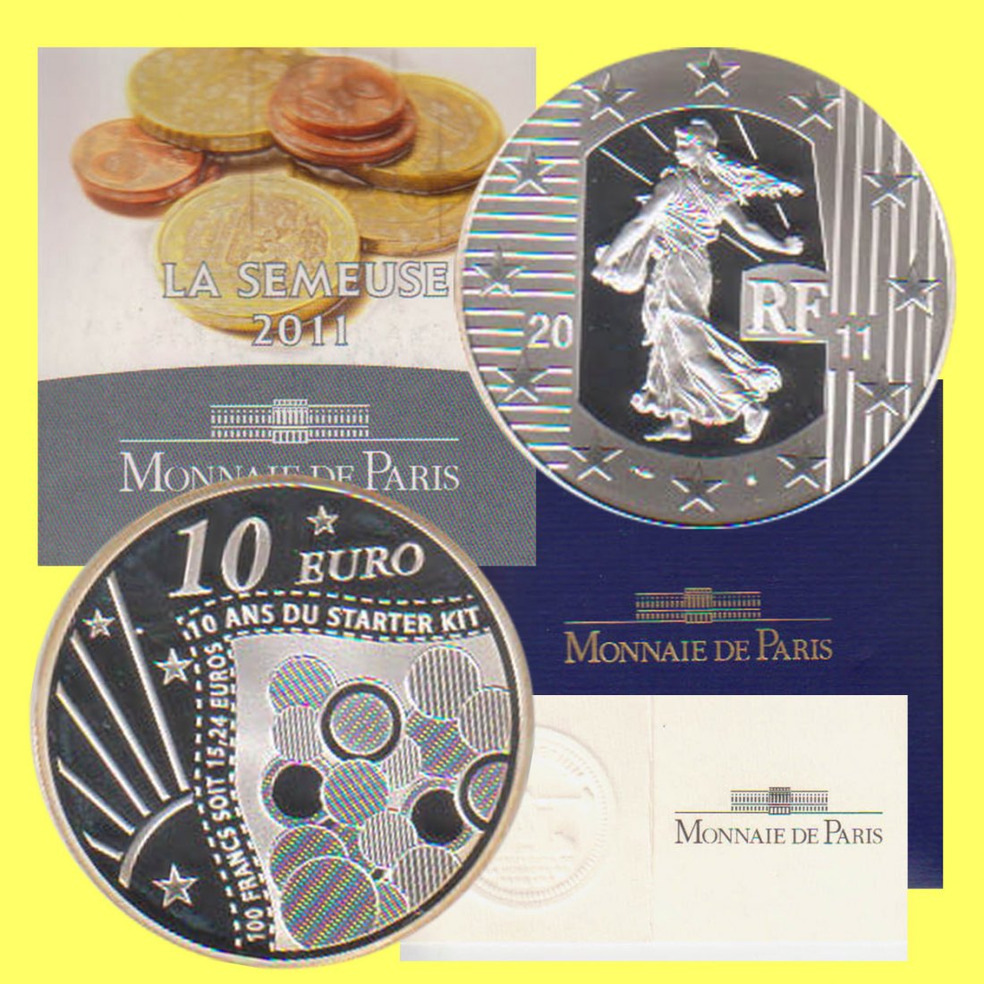  Frankreich 10€-Silbermünze *Die Säerin* 2011 *PP* nur 9.780St!   