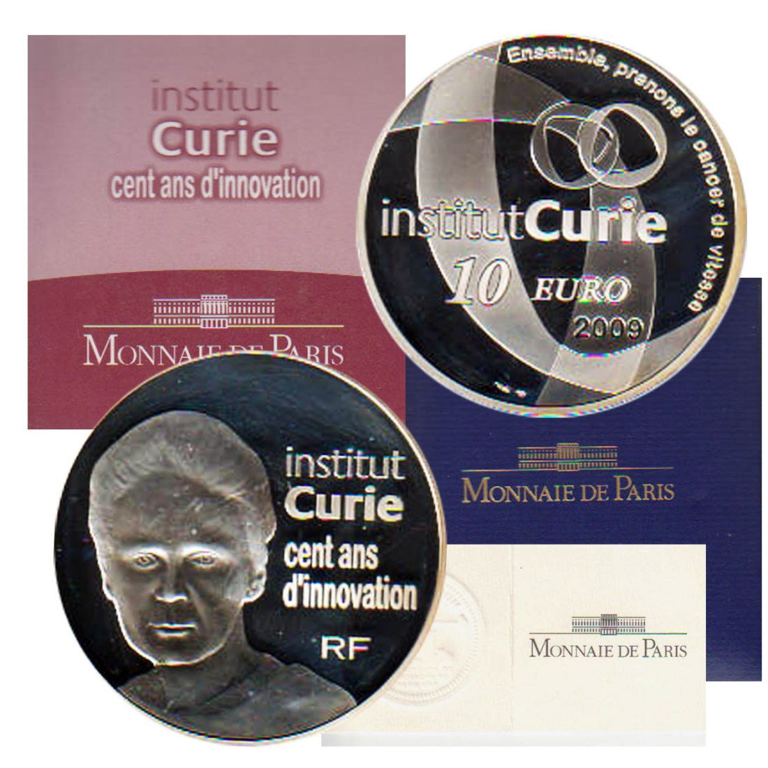  Frankreich 10-Euro-Silbermünze *100 Jahre Institut Curie* 2009 *PP* nur 10.000St!   
