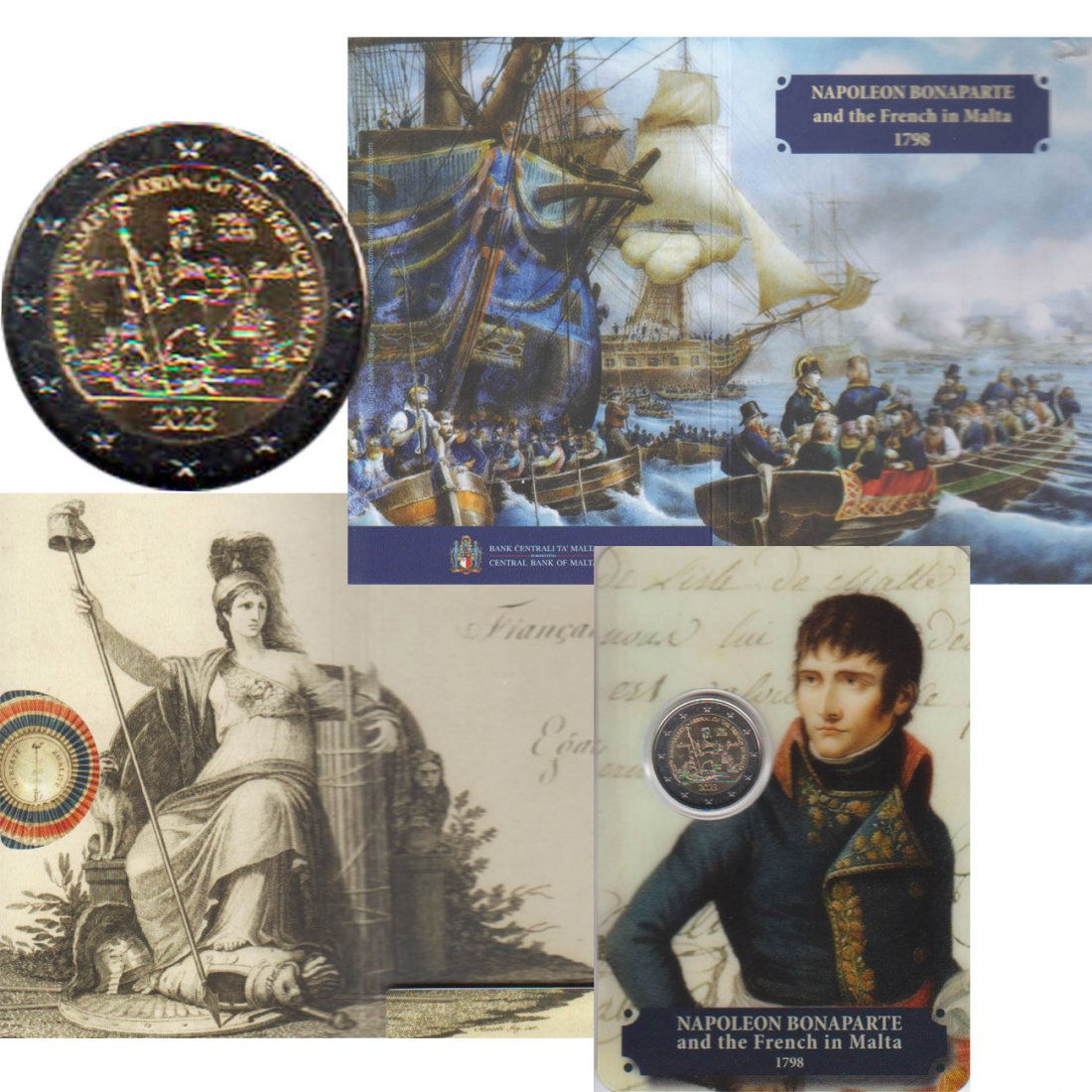  Offiz. 2-Euro-Sondermünze Malta *Napoleon Bonaparte* 2023 nur 80.500St!   