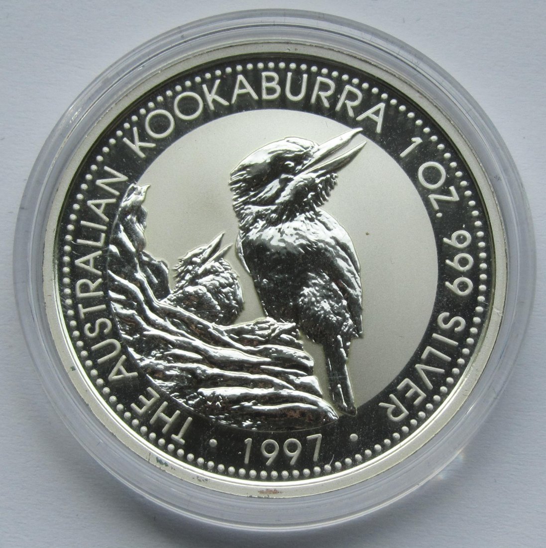  Australien: Silberunze Kookaburra 1997   