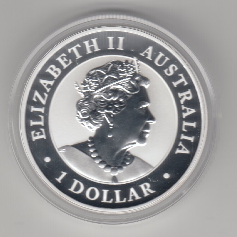  Australien, 1 Dollar 2020 Australian Nugget,1 unze oz Silber   