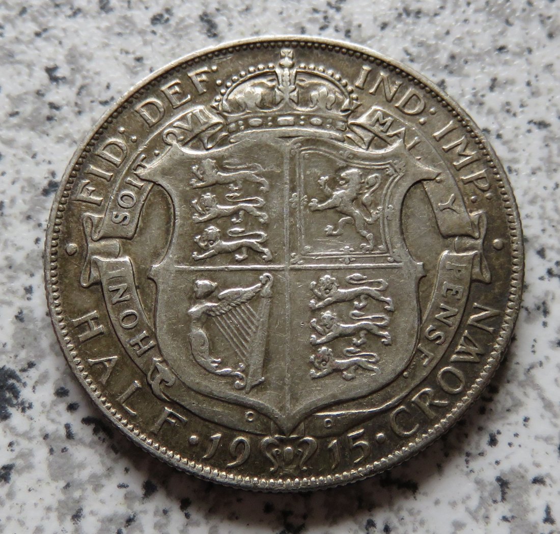  Großbritannien half Crown 1915   