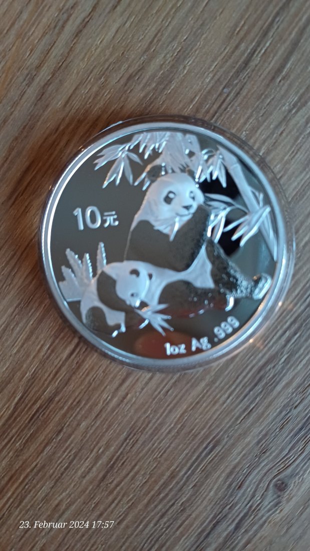  Silber China Panda 2007 1 oz   