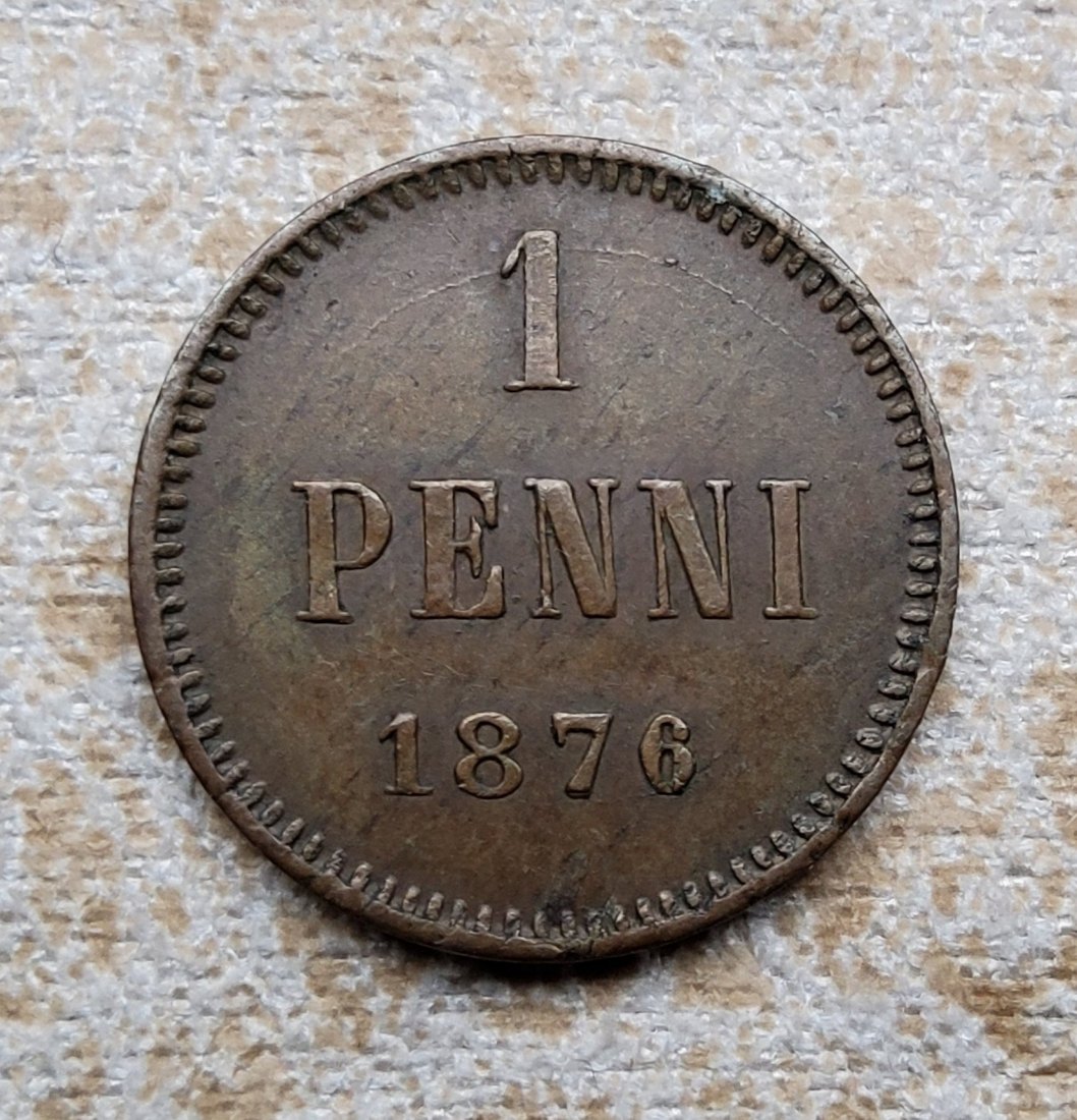  1 Penni 1876   