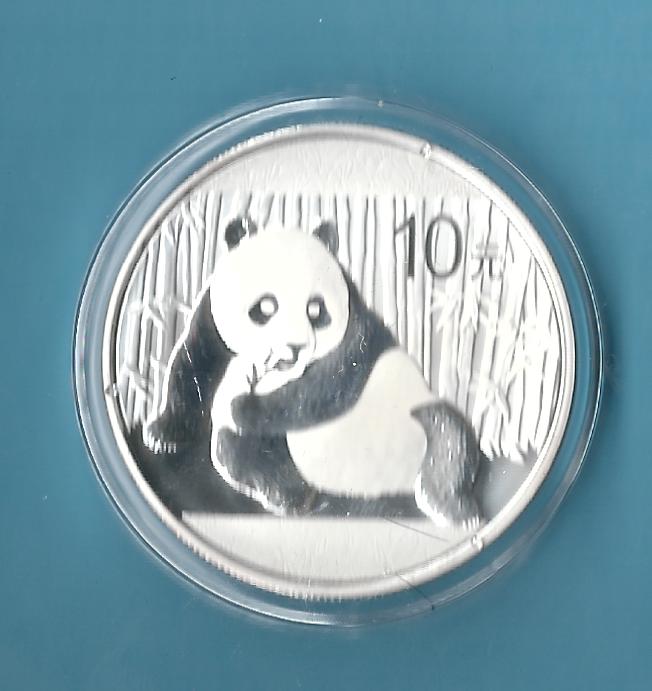  China 30 Gr. Panda 2015 perfect st Münzenankauf Koblenz Frank Maurer AC466   