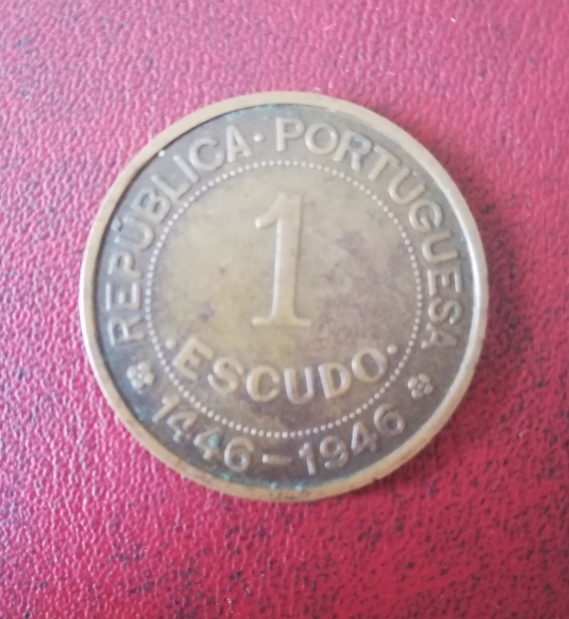  * * * GUINEE (Territoire d'outre-mer portugais) 1 Escudo 1946 * * *   